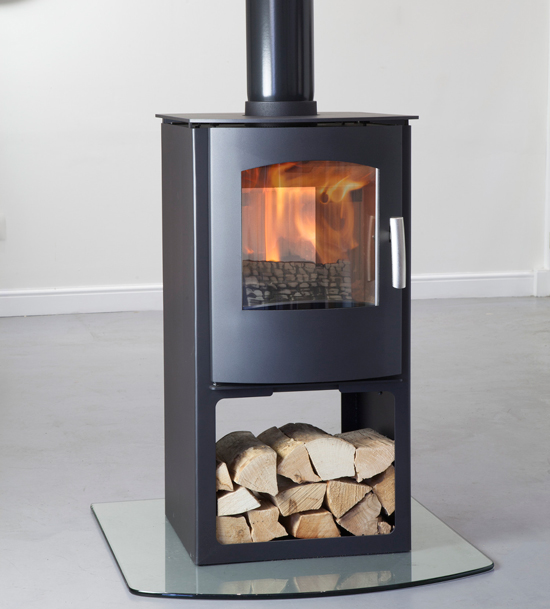 MENDIP LOXTON 8 | LOG STORE | DOUBLE SIDED - Stove People