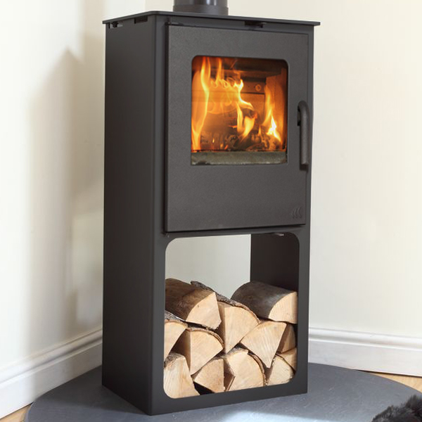 MENDIP LOXTON 8 | LOG STORE | DOUBLE SIDED - Stove People
